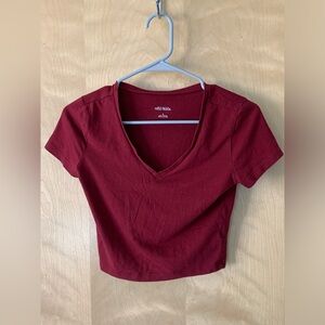Selling teens red crop top